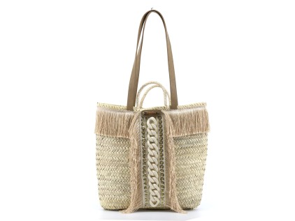 Shopper palma CHANNEL beige